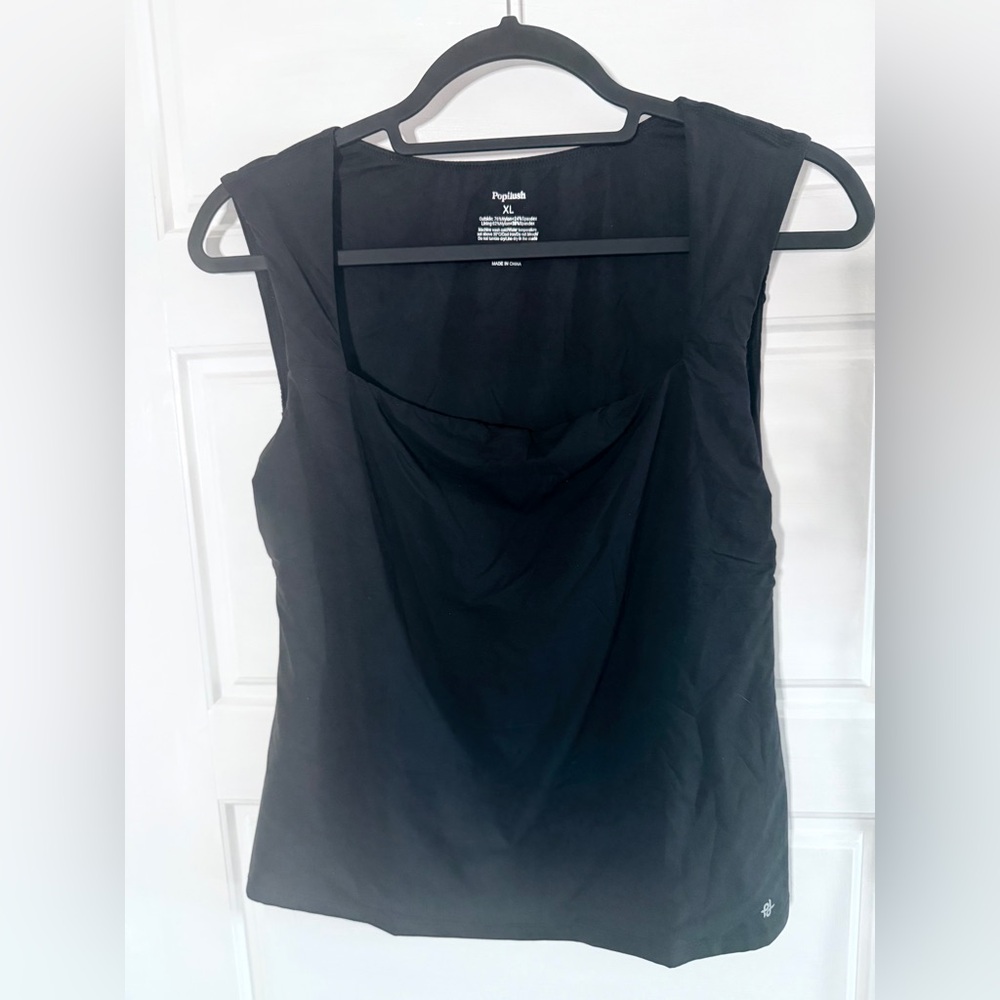 New square neckline body con populish XL top - Picture 2 of 4